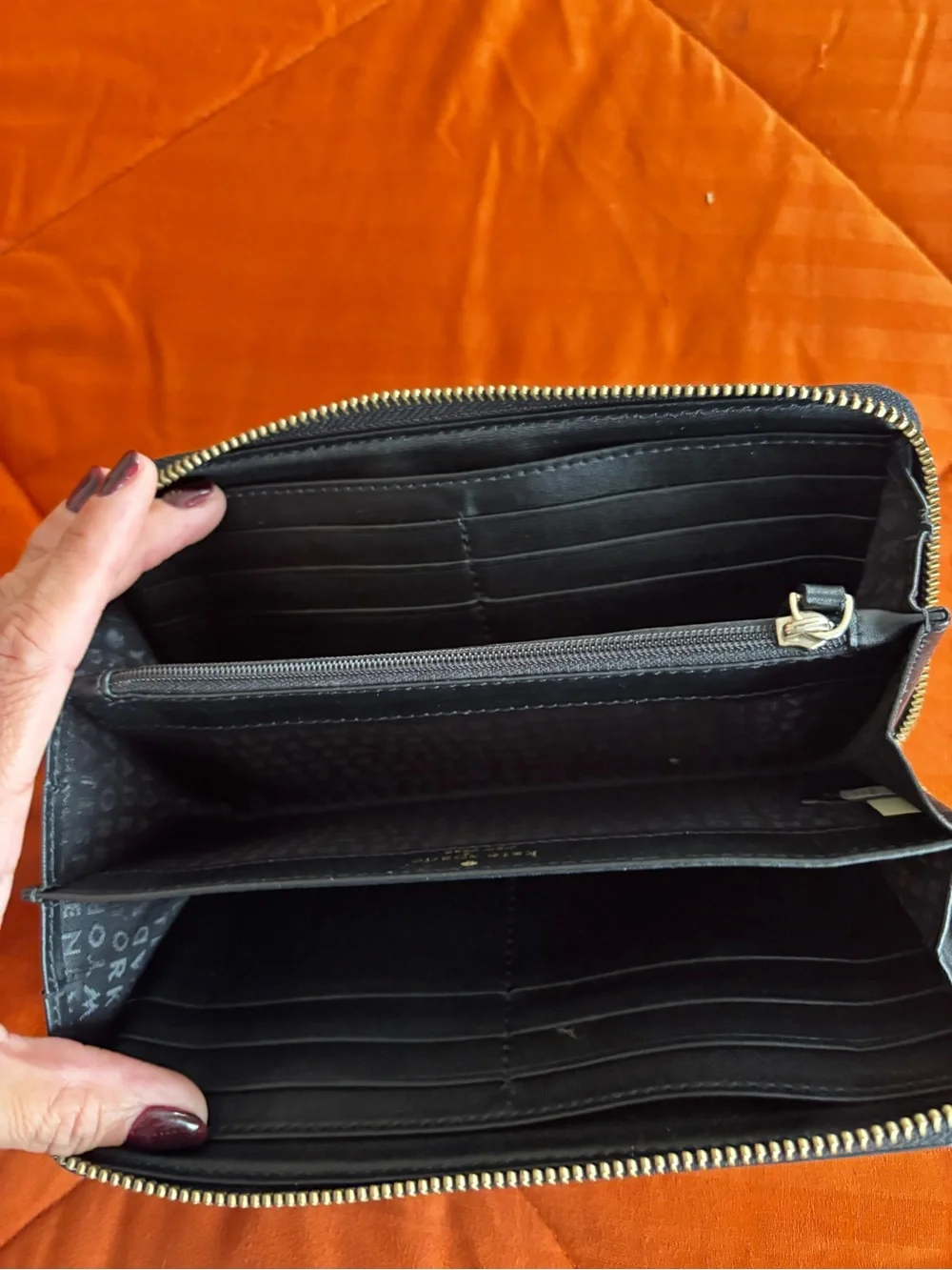 kate spade glossy black